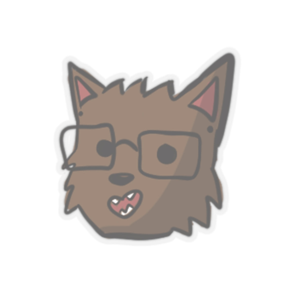 Werewolf JoshuaSounds Kiss-Cut Sticker