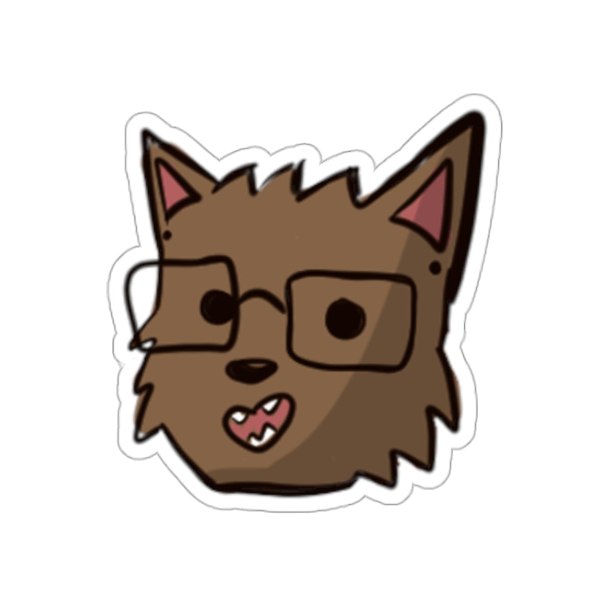 Werewolf JoshuaSounds Kiss-Cut Sticker