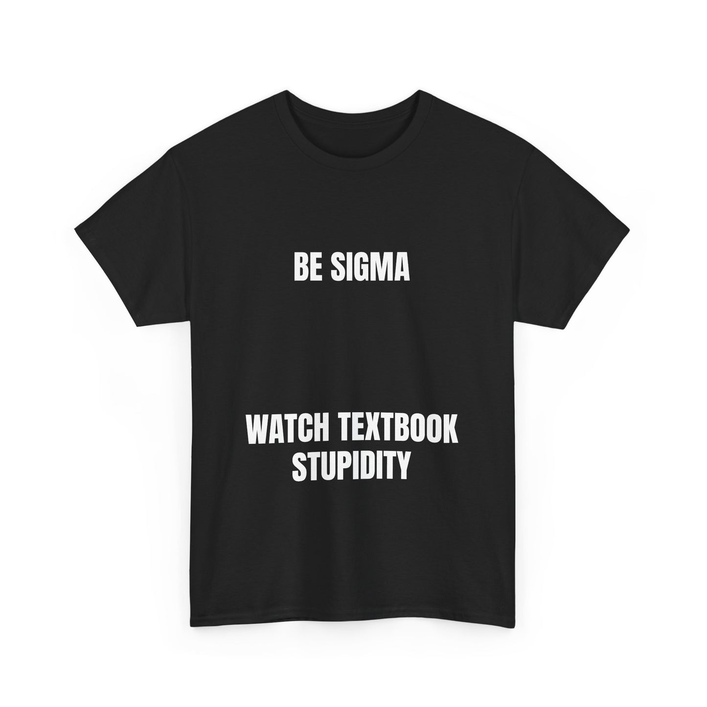 Be Sigma Unisex Heavy Cotton Tee Black