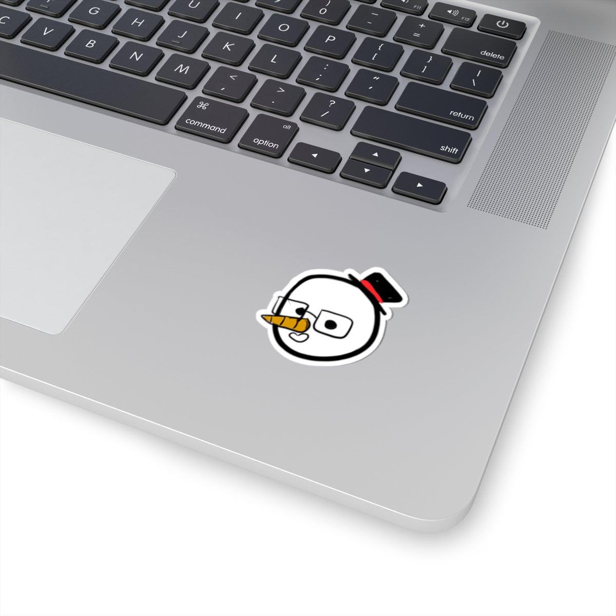 Snowman JoshuaSounds Kiss-Cut Sticker