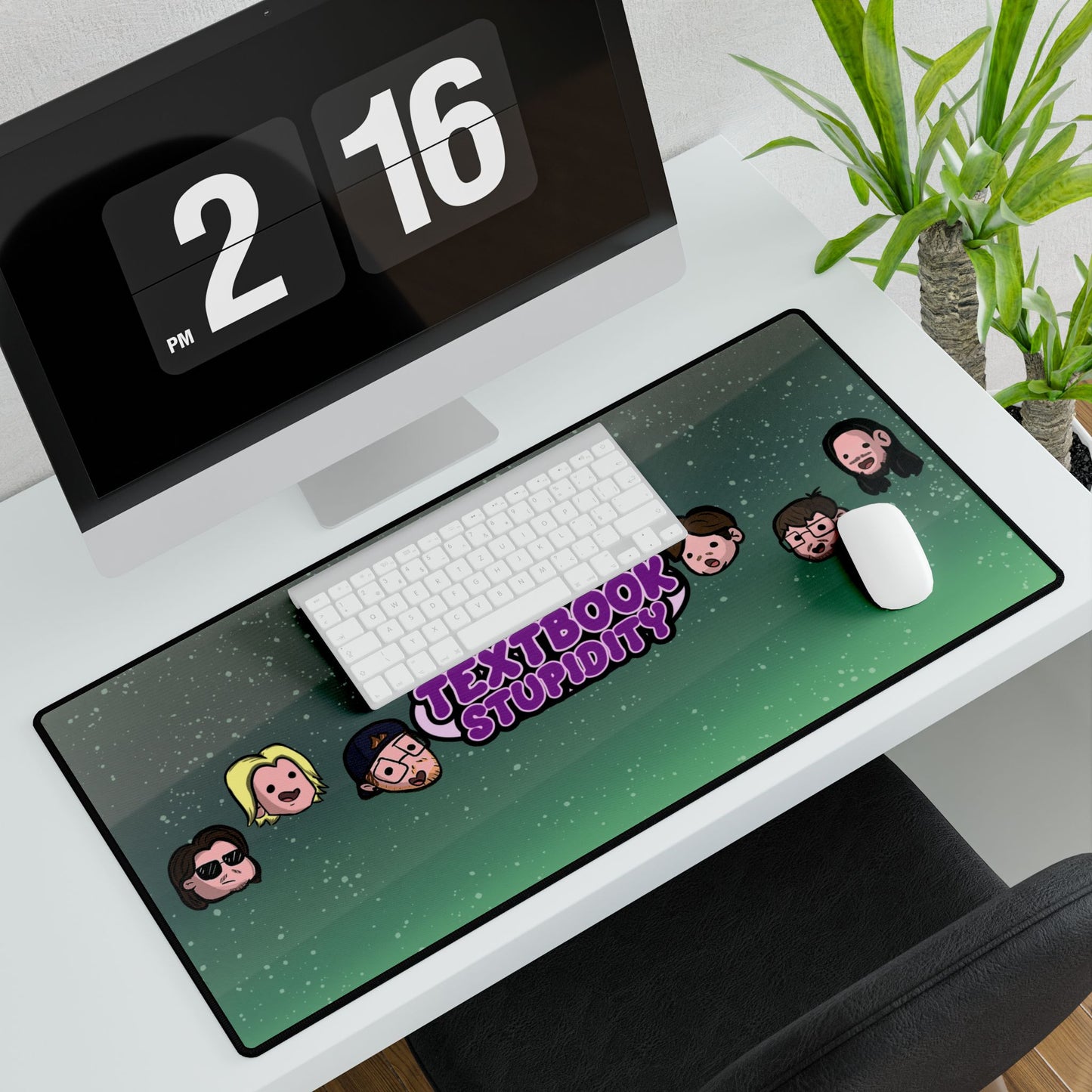 Textbook Stupidity Desk Mat
