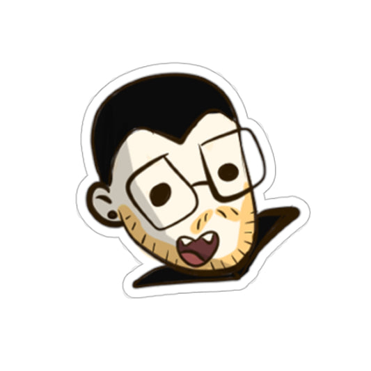 Dracula TintedGlasses Kiss-Cut Sticker