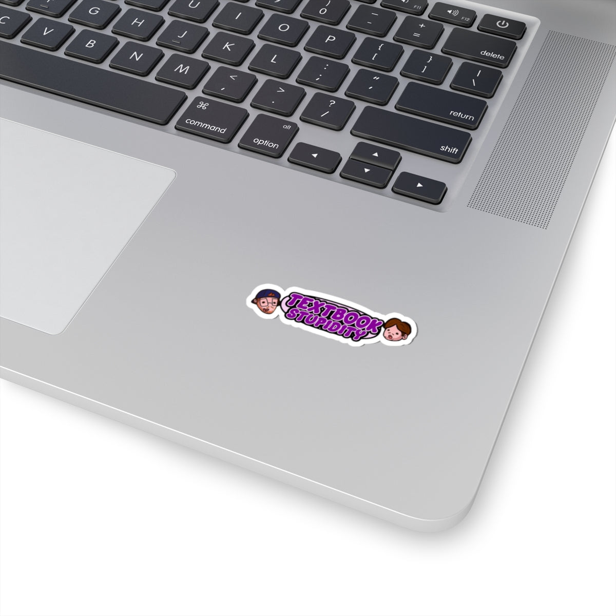 Textbook Stupidity Logo Kiss-Cut Stickers