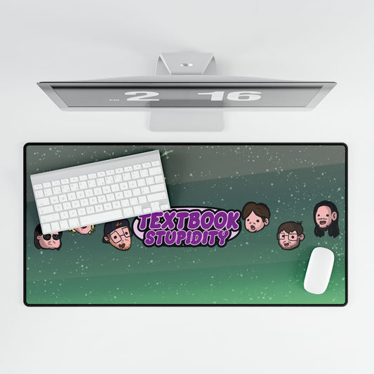 Textbook Stupidity Desk Mat