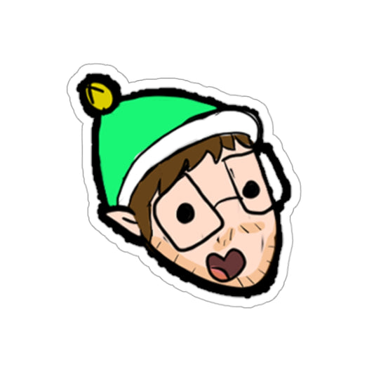 Elf TintedGlasses Kiss-Cut Sticker