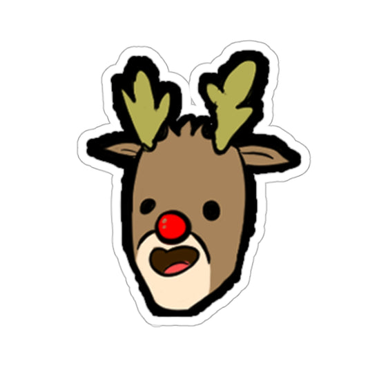 Rudolph Oddball Kiss-Cut Sticker
