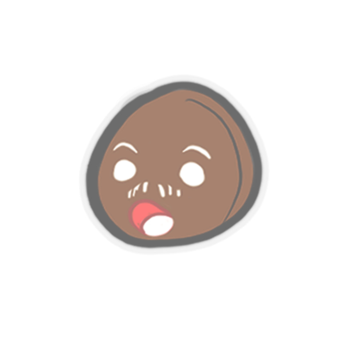 Gingerbread Man Scenari0Shane Kiss-Cut Sticker