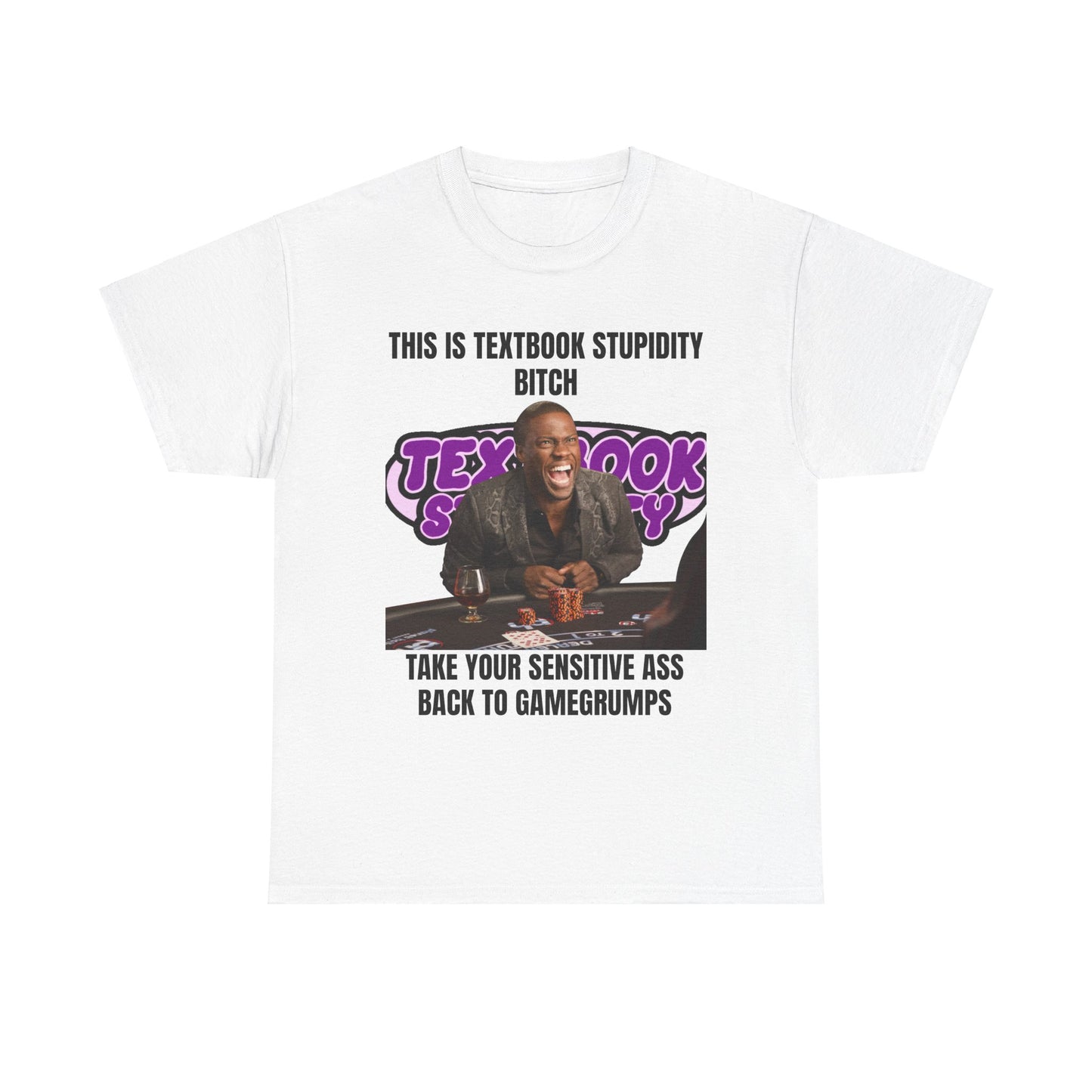 This Is Textbook Stupidity Unisex Heavy Cotton Tee White