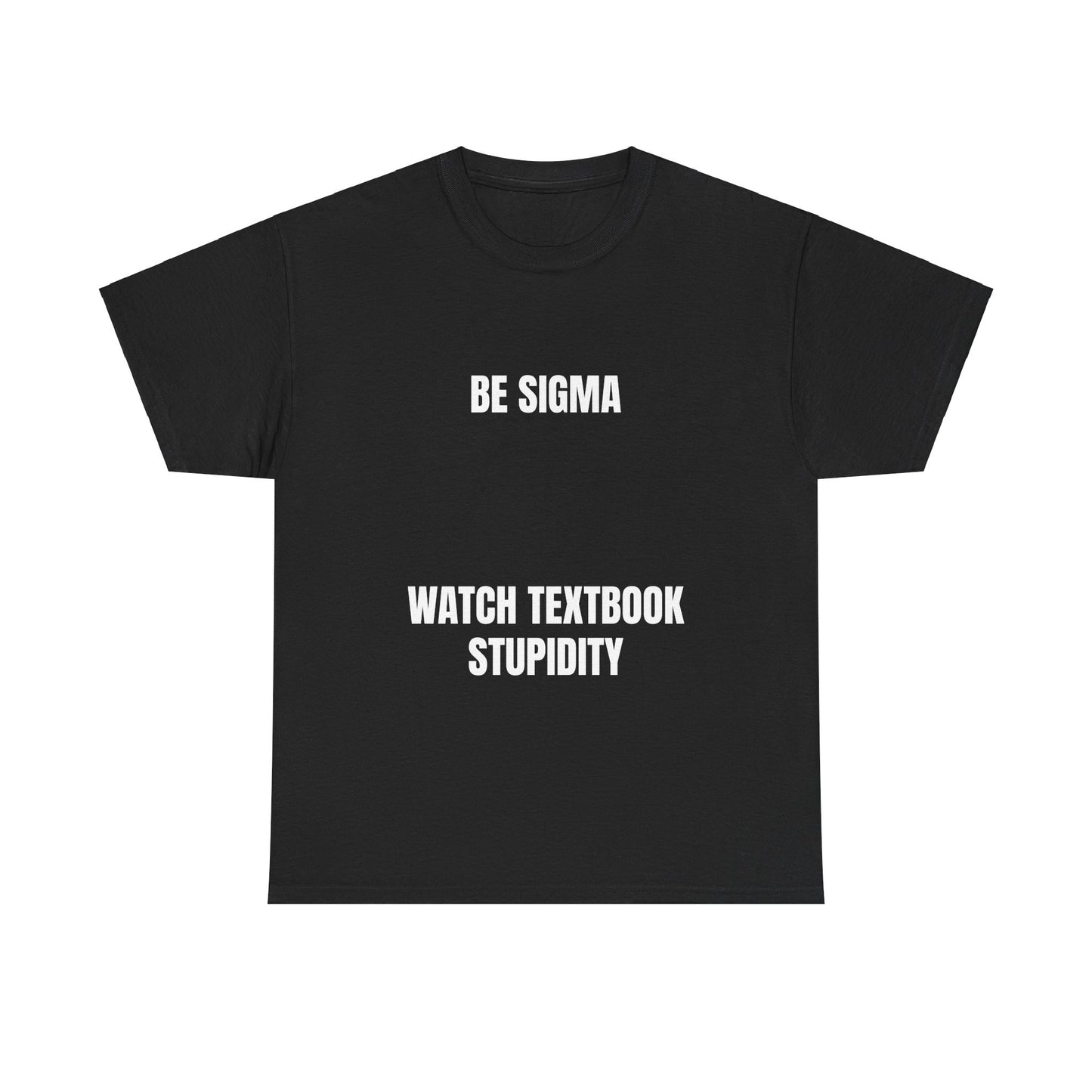 Be Sigma Unisex Heavy Cotton Tee Black